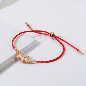 Red Dog Charm Bracelet