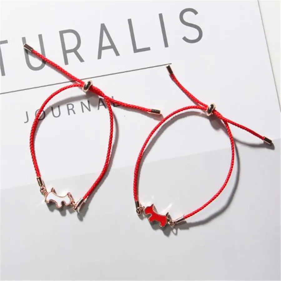 Red Dog Charm Bracelet